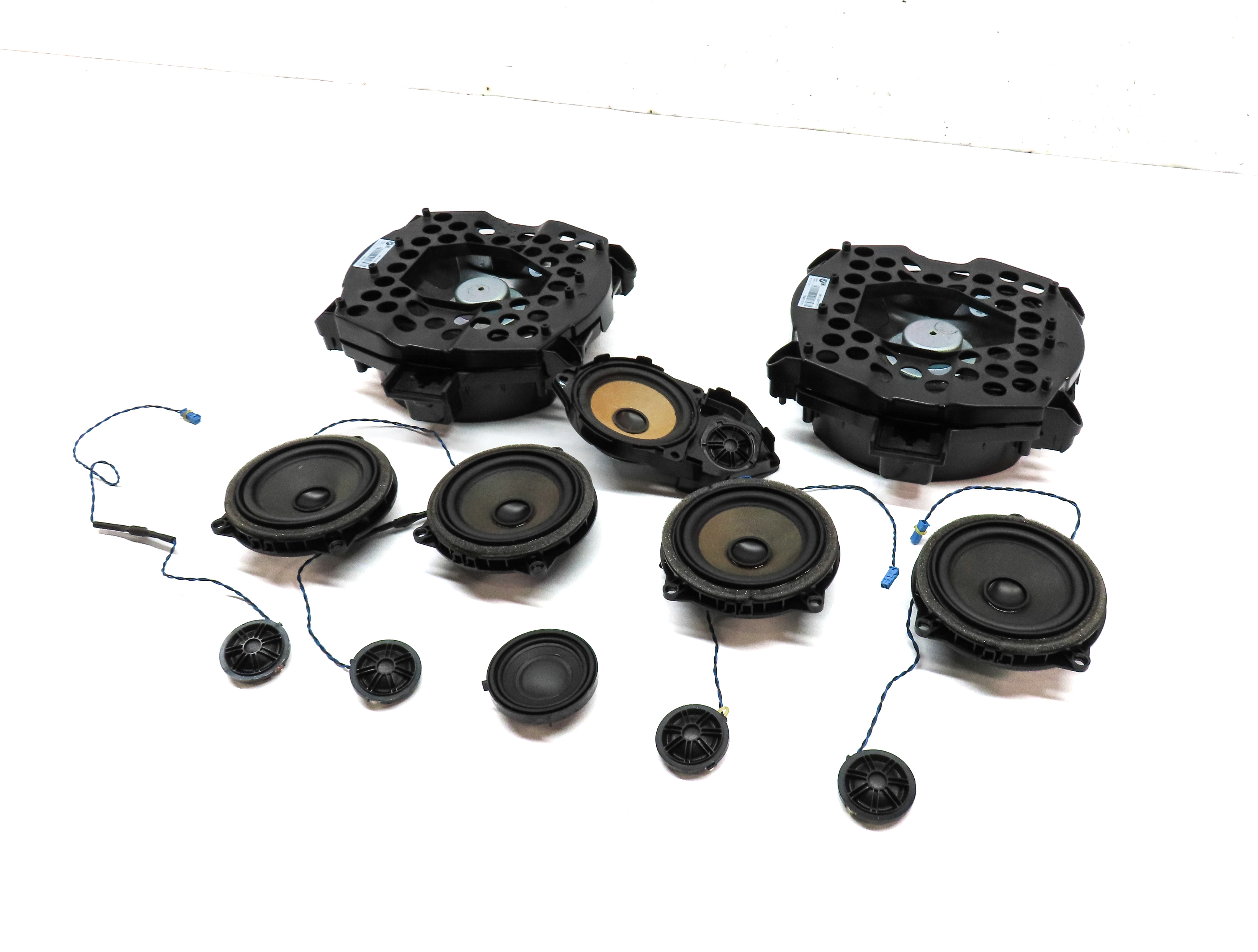 2014 BMW X3 (F25) RADIO STEREO MEDIA AUDIO SUB SUBWOOFER TWEETER SPEAKER SET-13 — exact item pictured